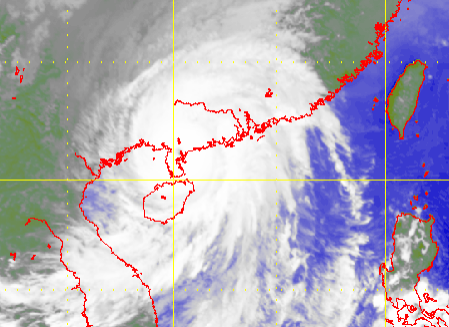 Satellite picture of Severe Typhoon Mujigae (1522)