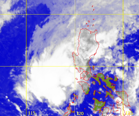 Satellite picture of Severe Tropical Storm Tokage