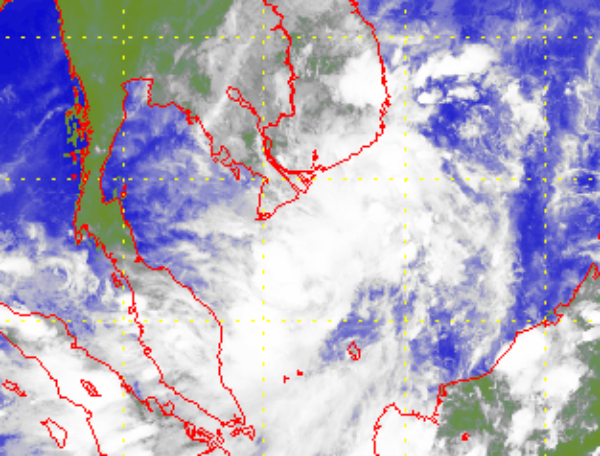 Satellite picture of Tropical Depression(31 October - 2 November)