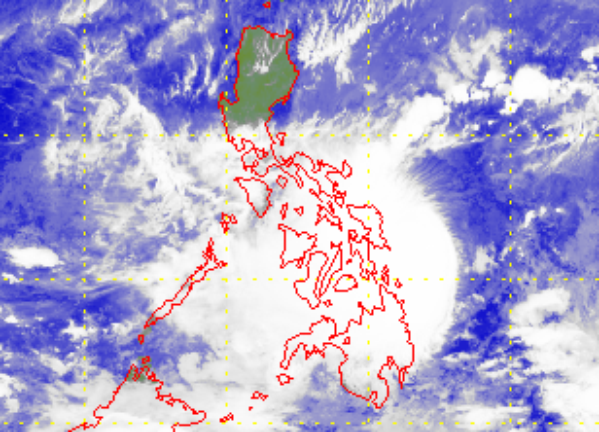 Satellite picture of Tropical Storm Kai-tak