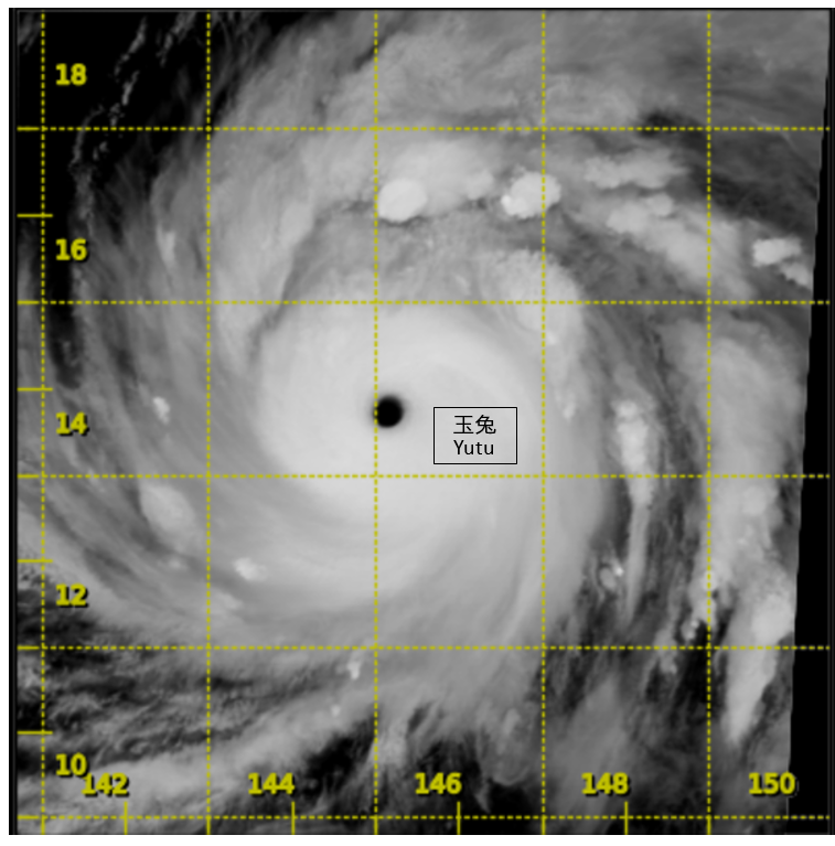 Track of Yutu on 21 October - 2 November 2018.