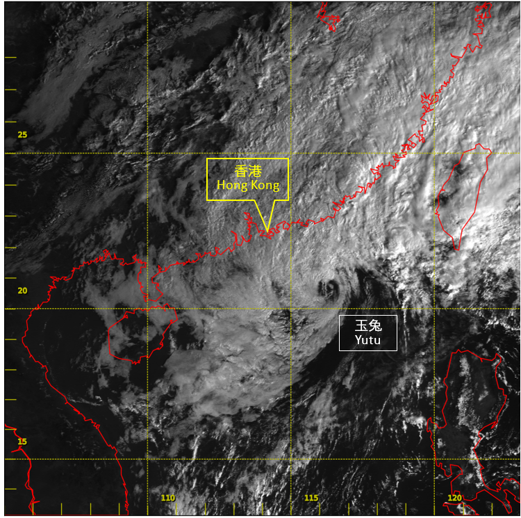 Visible satellite imagery around 8 a.m. on 2 November 2018.