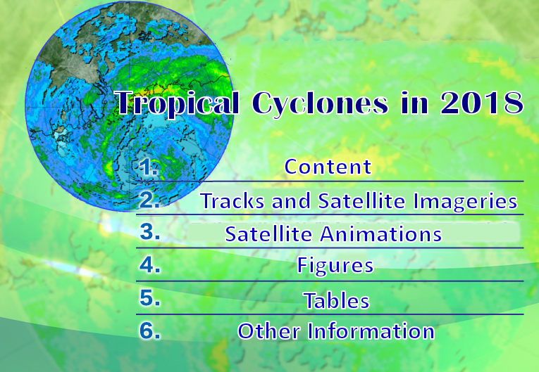 TROPICAL CYCLONES IN 2018