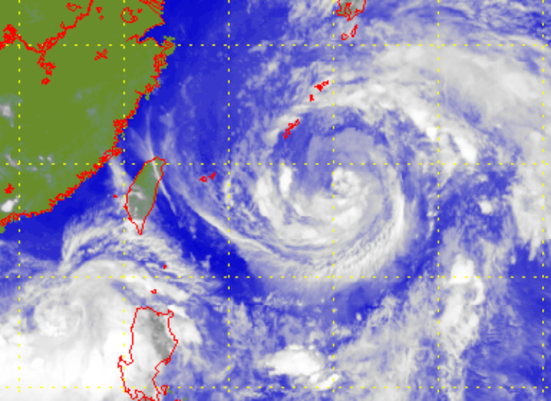 Satellite picture of Severe Tropical Storm Ampil