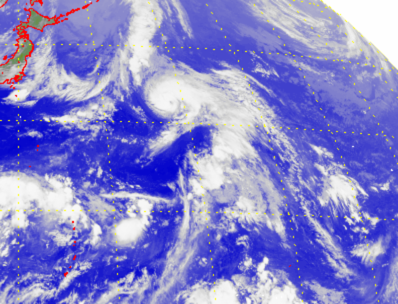 Satellite picture of Severe Tropical Storm Wukong