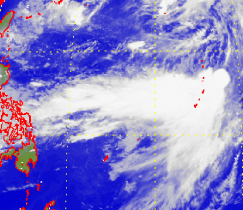 Satellite picture of Tropical Storm Peipah