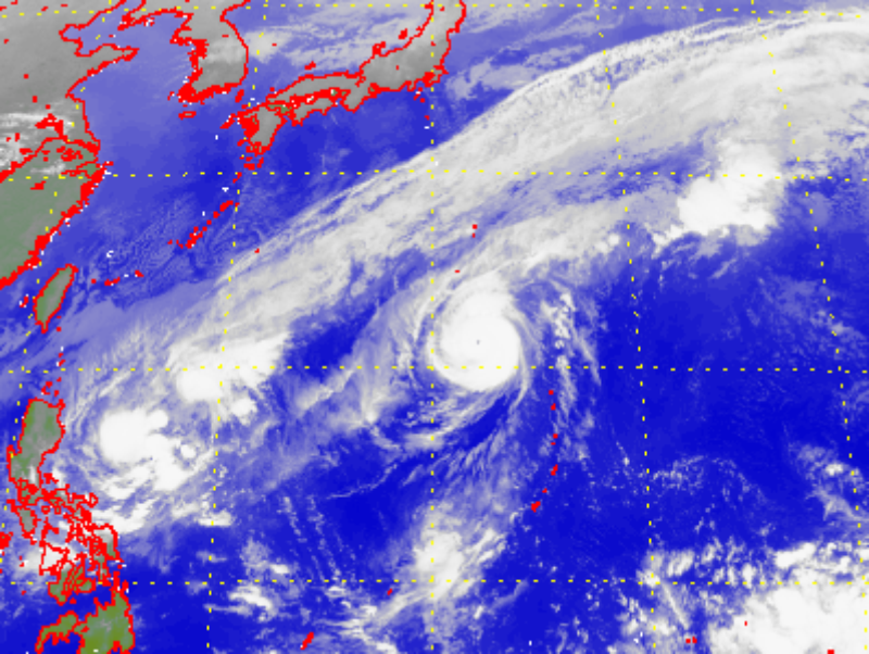 Satellite picture of Severe Typhoon Fengshen
