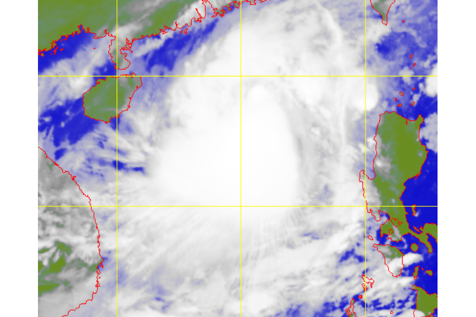 颱風沙德爾 (2017)的衛星圖片 