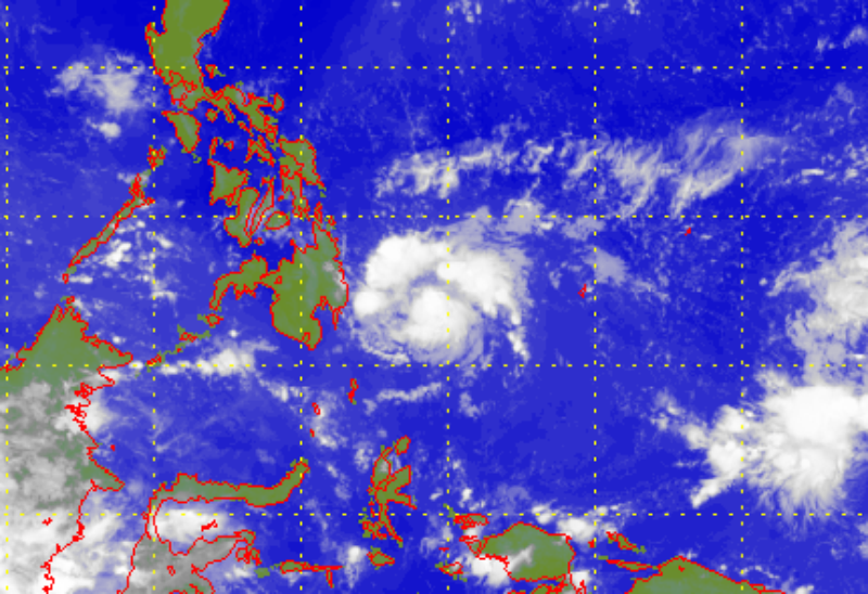 Satellite picture of Tropical Depression (13 – 14 May)