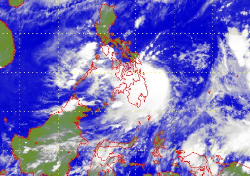 Satellite picture of Tropical Storm Choi-wan (2103)
