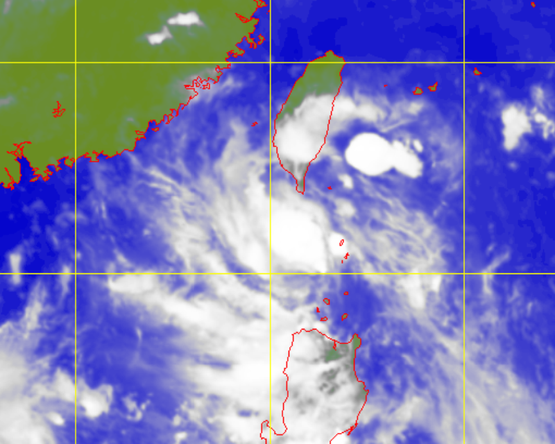 Satellite picture of Tropical Depression (5 – 6 July)