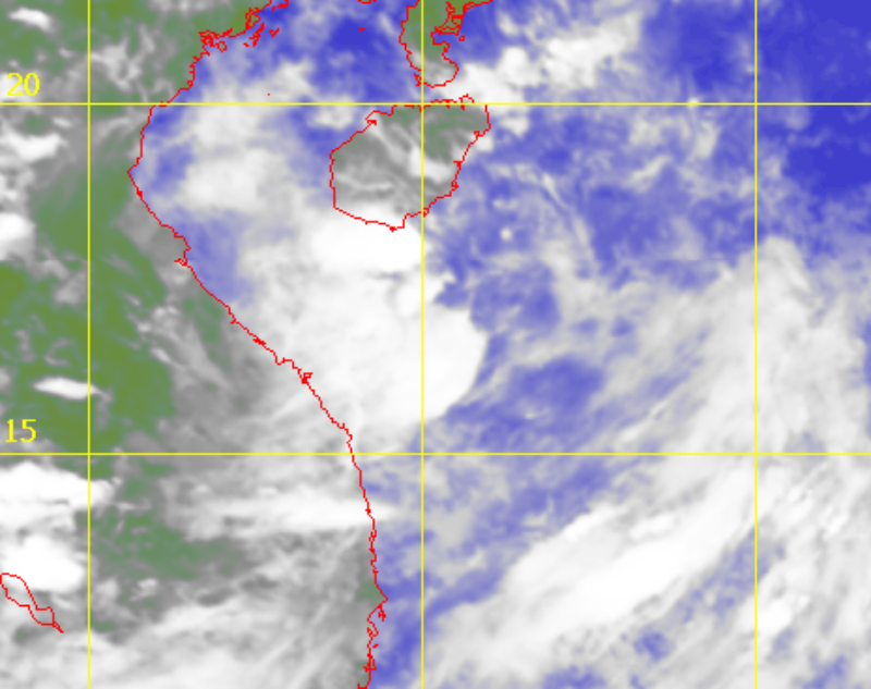 Satellite picture of Tropical Depression (5 – 8 July)