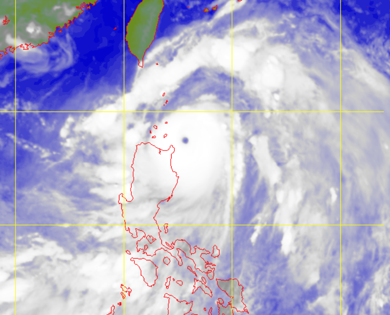 Satellite picture of Super Typhoon Chanthu (2114)