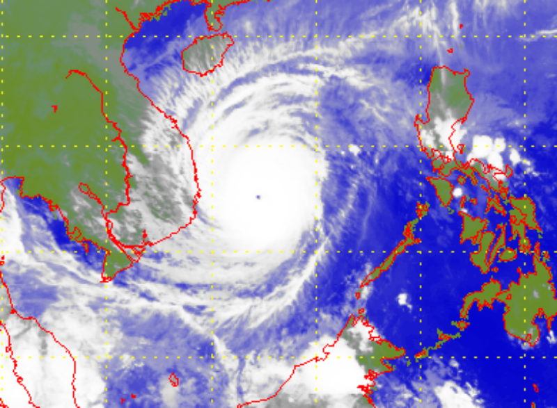 Satellite picture of Super Typhoon Rai (2122)