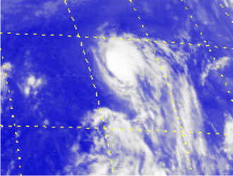 Satellite picture of Tropical Storm Lingling
