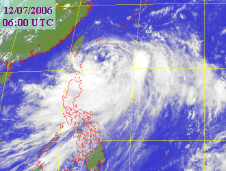 Satellite picture of Severe Tropical Storm Bilis