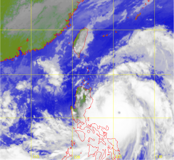 Satellite picture of Super Typhoon Songda