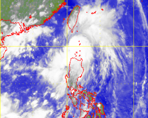 Satellite picture of Tropical Storm Cimaron (1308)