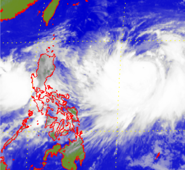 Satellite picture of Super Typhoon Muifa