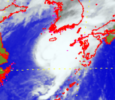 Satellite picture of Tropical Storm Namtheun 