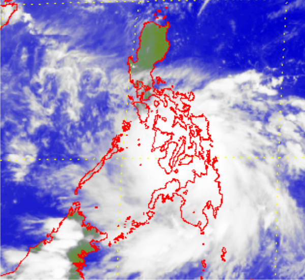 Satellite picture of Tropical Depression Banyan