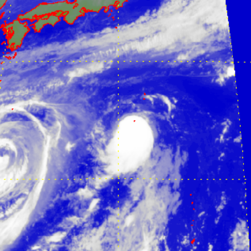 Satellite picture of Severe Tropical Storm Maria(1222)