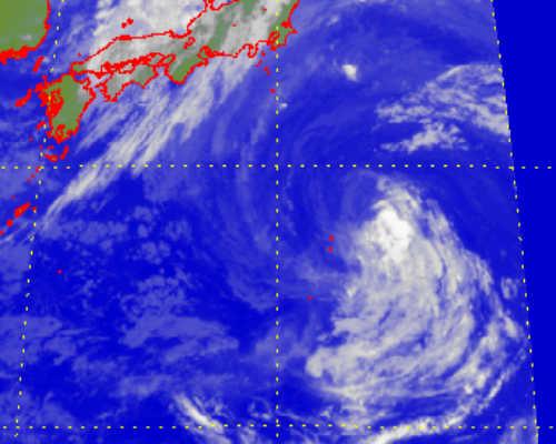 Satellite picture of Tropical Storm Sepat (1322)