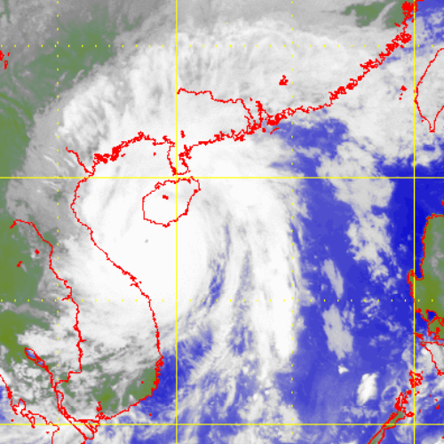 Satellite picture of Severe Typhoon Son-tinh(1223)