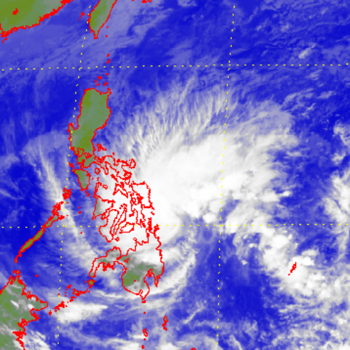   Satellite picture of Tropical Storm Wukong(1225)