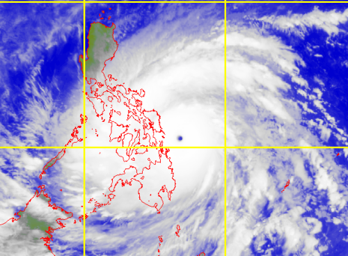 Satellite picture of Severe Tropical Storm Sonamu (1301)
