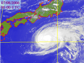 Satellite picture of Severe Tropical Storm Maria