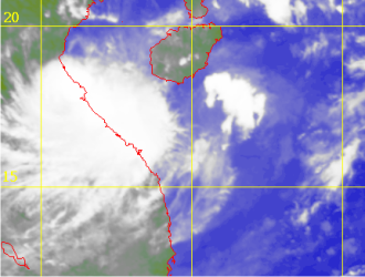 Satellite picture of Tropical Depression: 19 - 20 October