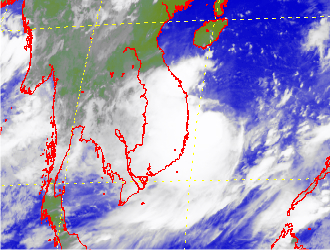 Satellite picture of Tropical Storm: 3 - 7 August