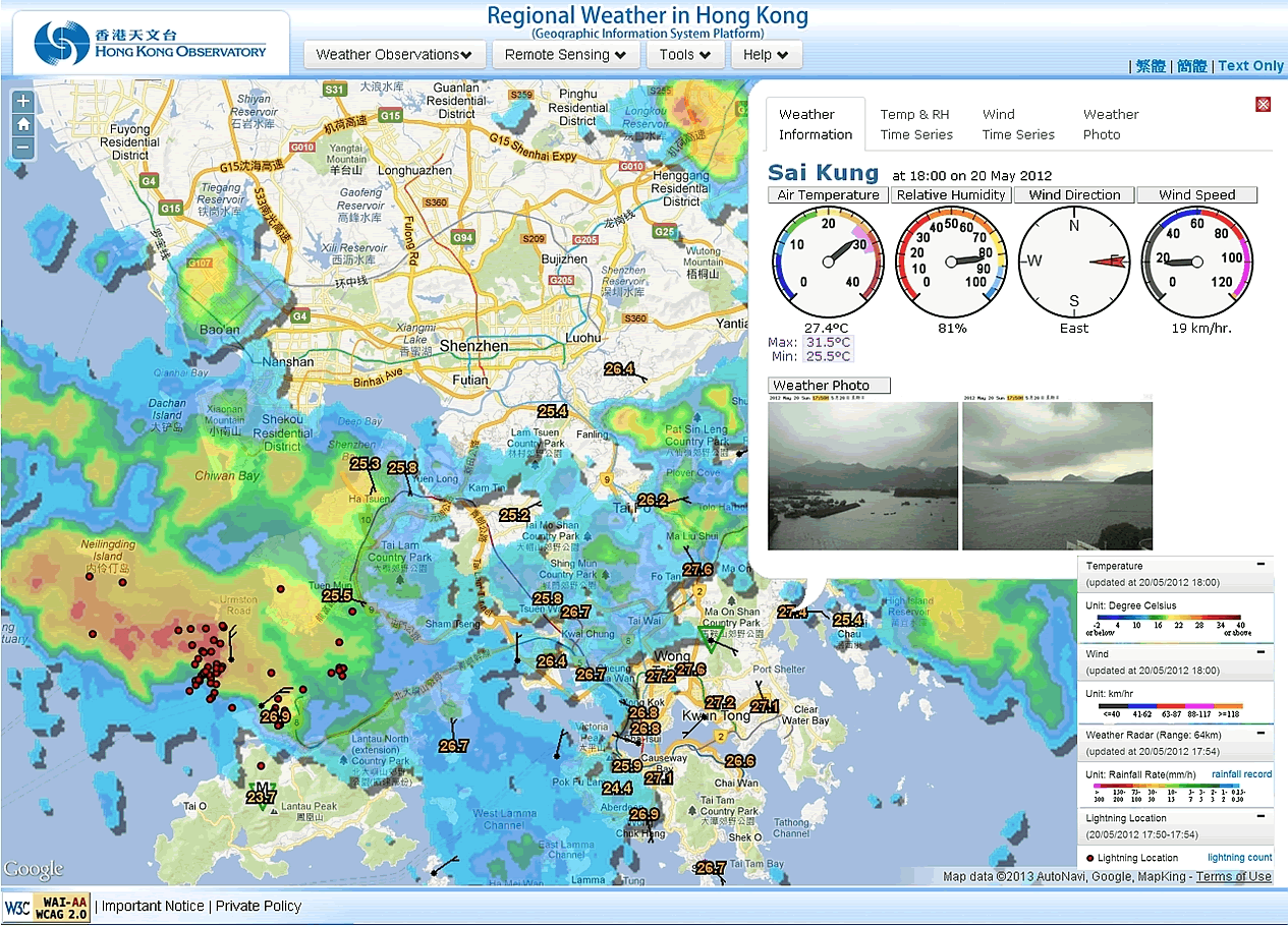 GIS  Regional Weather