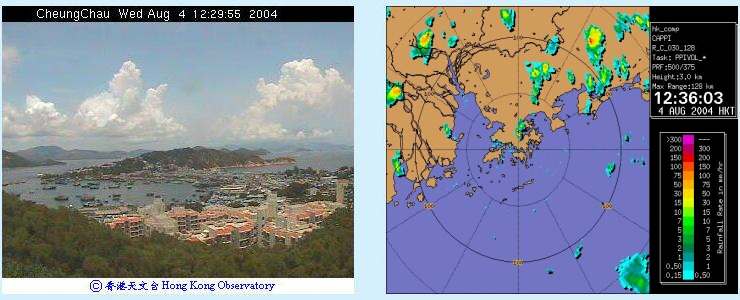 Photo taken at Cheung Chau Automatic Weather Station looking to the north