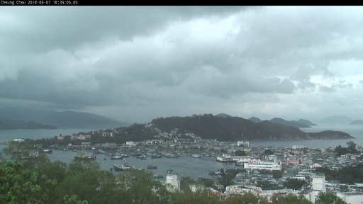 Photo taken at Cheung Chau automatic weather station looking towards the north