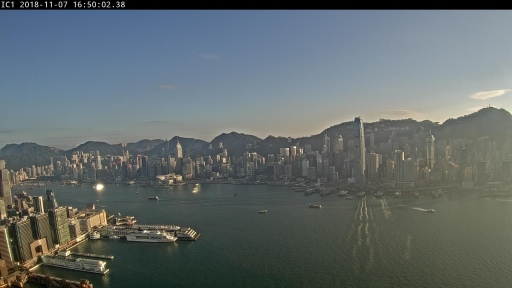 Photo taken at International Commerce Centre, looking towards the southeast