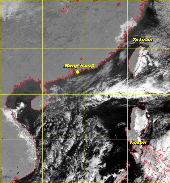 Sun Glint (Image time - 10:32 a.m., 18 June 2002)