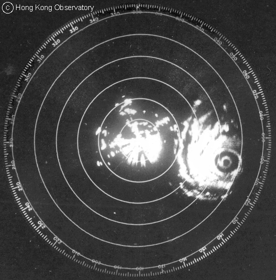 Typhoon Elsie, 14 October 1975 at 1:00 a.m.