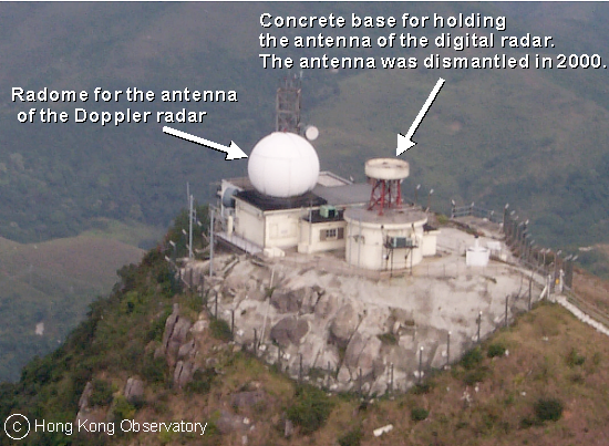 Tate's Cairn Weather Radar - The Observatory's first Doppler weather radar