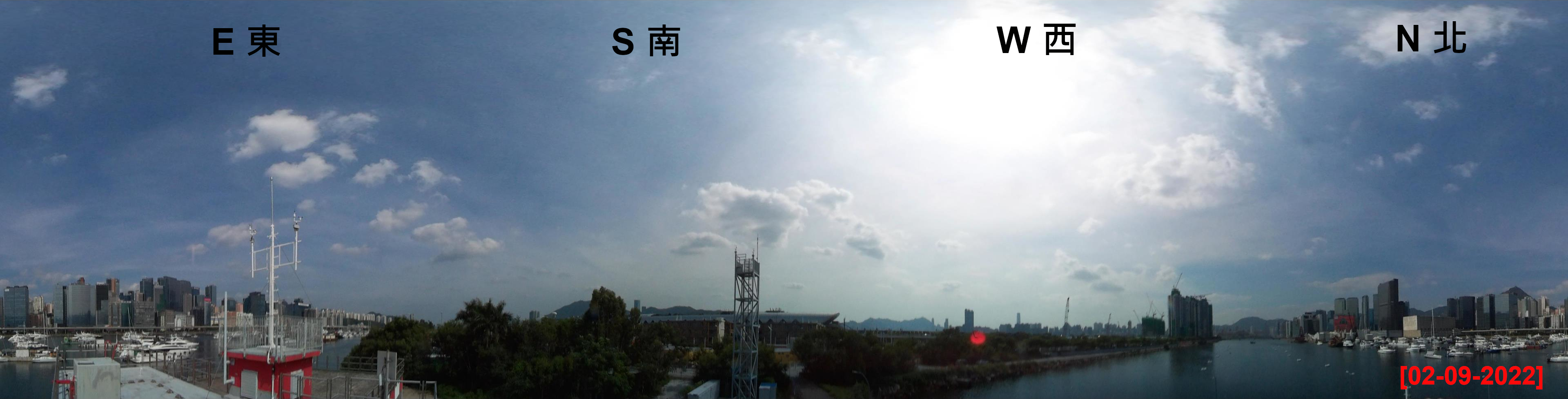 Panoramic view from the Kai Tak Wind Station