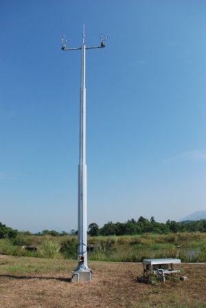 Anemometer at Wetland Park