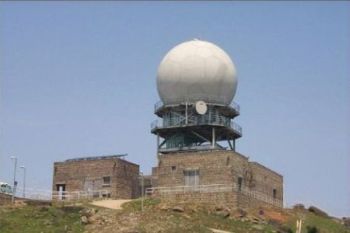 天文台在大帽山装置的天气雷达系统