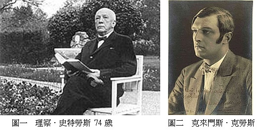 圖一 理察.史特勞斯 74歲 , 圖二 克來門斯.克勞斯
