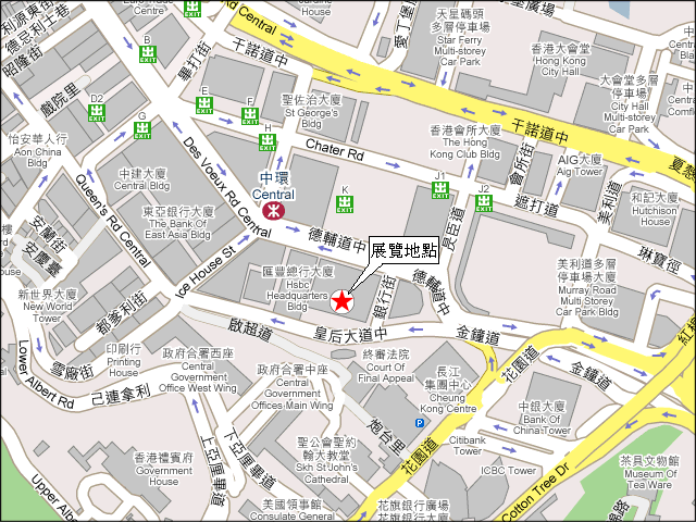 展览地点地图