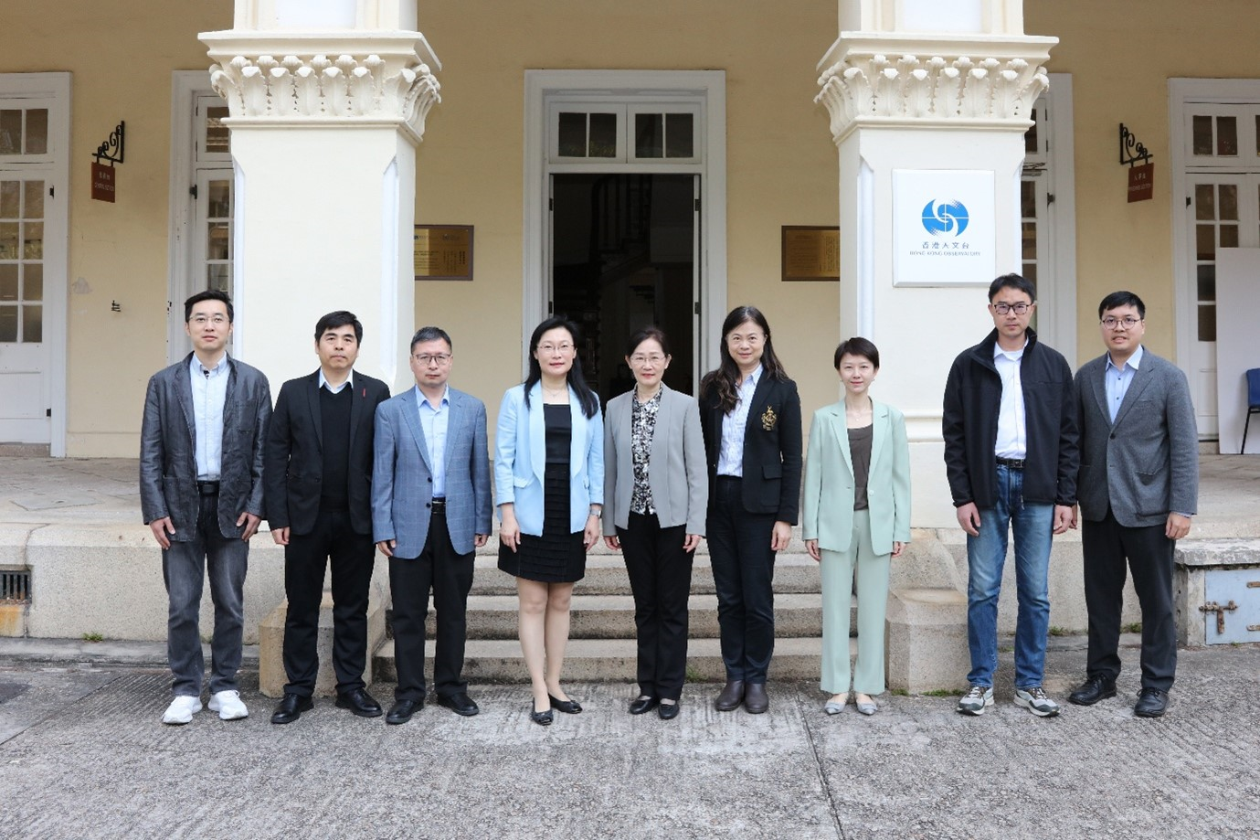 国家海洋环境预报中心代表团到访香港天文台