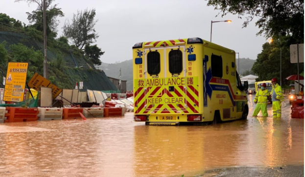 Severe flooding occurred in the morning of 6 June 2020