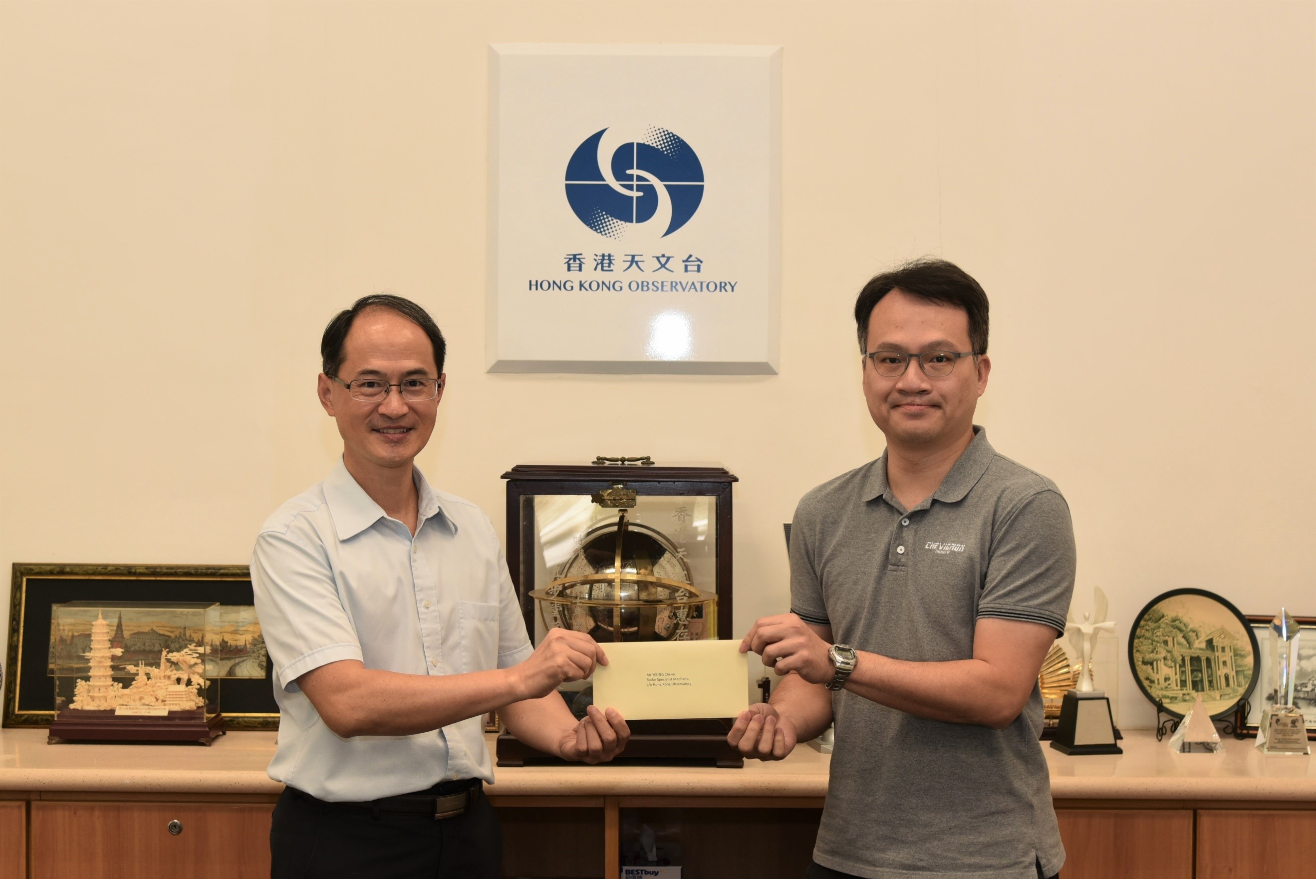 Mr. Yeung Chi-yu was promoted to Senior Radar Specialist Mechanic