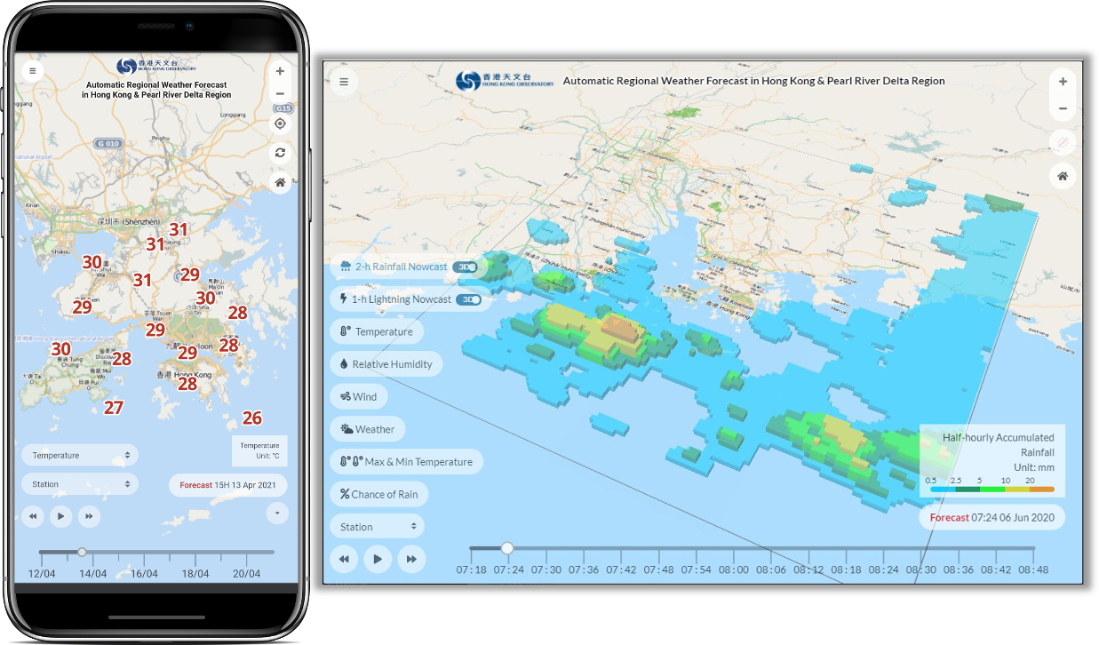 New Version of the Automatic Regional Weather Forecast Service