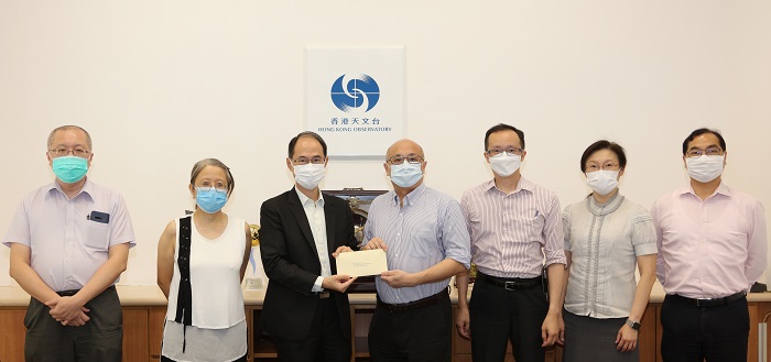 Mr Cheng Tsz-lo (middle) was promoted to Chief Experimental Officer